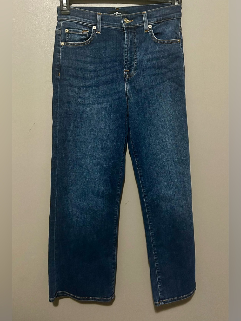 7FAM Cropped Alexa High Wave Women's Jeans - Picture 5 of 8